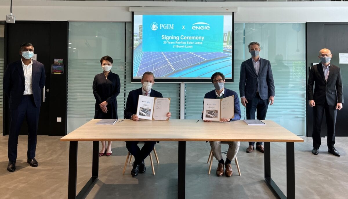Engie and PGIM sign rooftop solar deployment agreement at cold-chain facility.