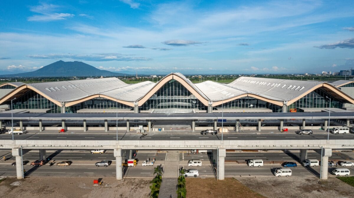 Clark International Airport with sustainable design features and modern architecture.