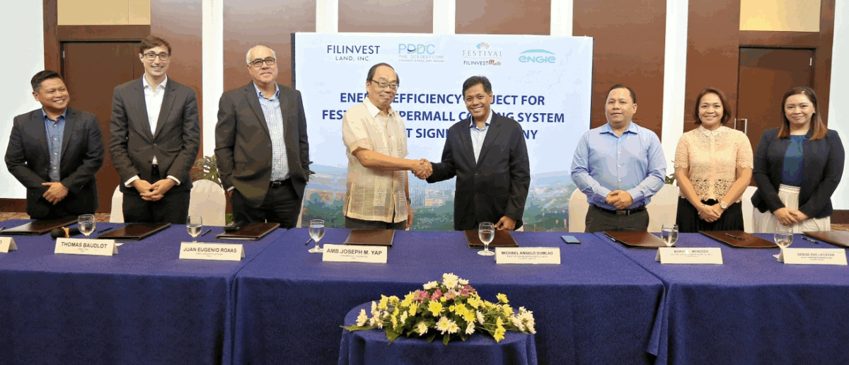 Filinvest and ENGIE signing solar and cooling project agreements in the Philippines.